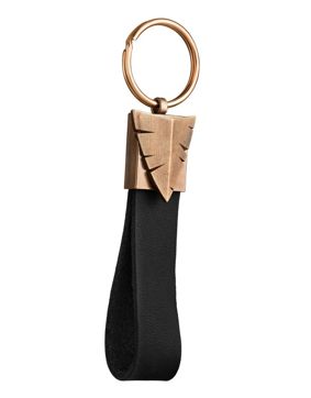 Lempikoru Hunter bronze-leather key ring 90 509 22 001