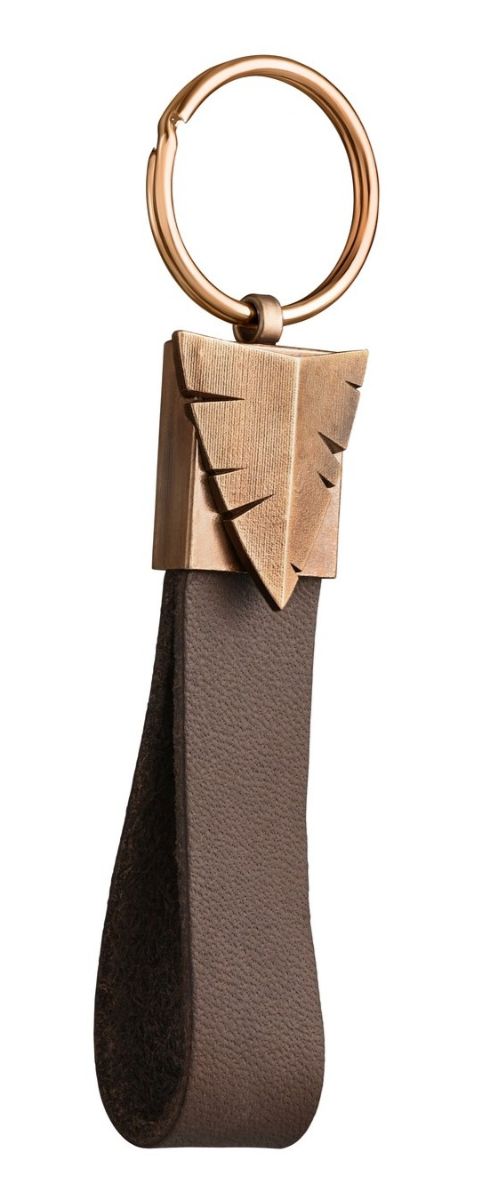 Lempikoru Hunter bronze-leather key ring 90 509 22 002