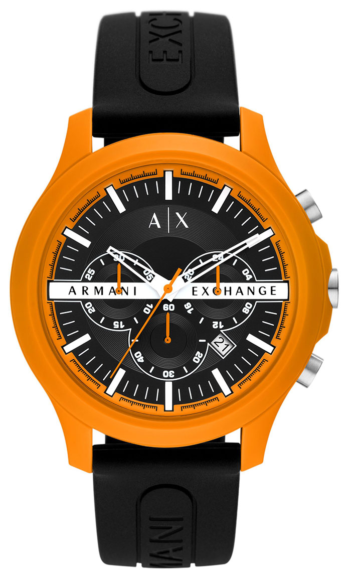 Orange AX2438 Hampton Armani Exchange Chronograph
