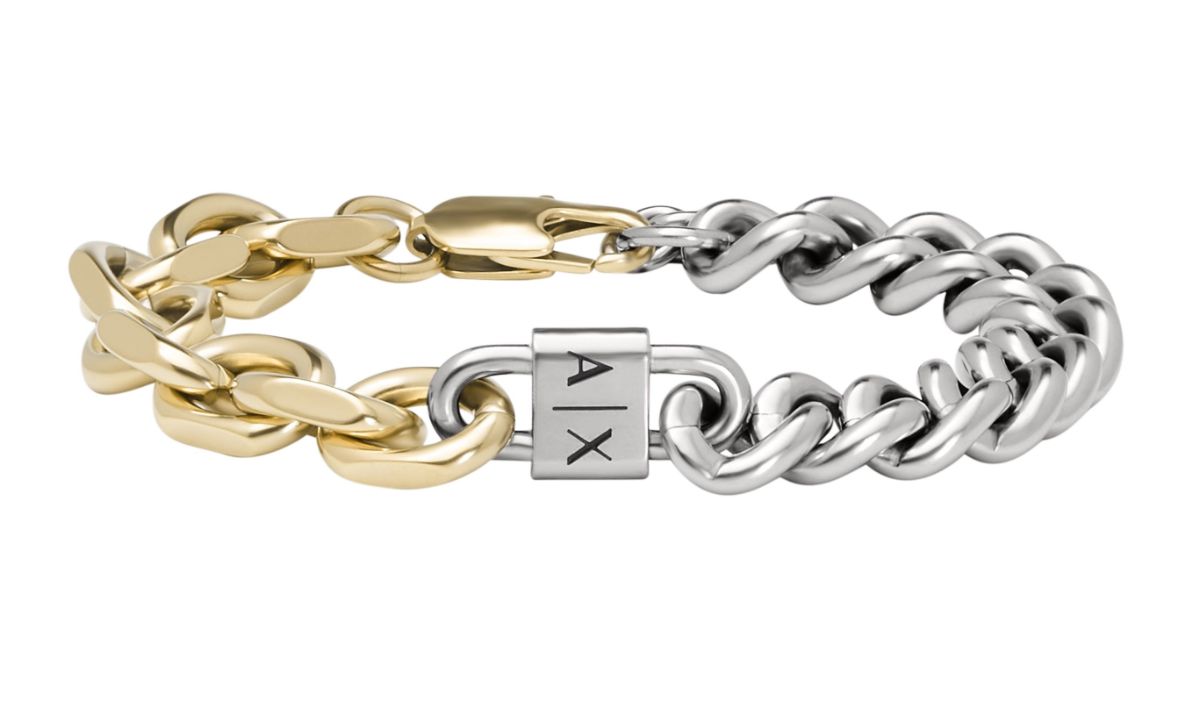 Armani Exchange two-tone bracelet AXG0115710 - watchesonline.com