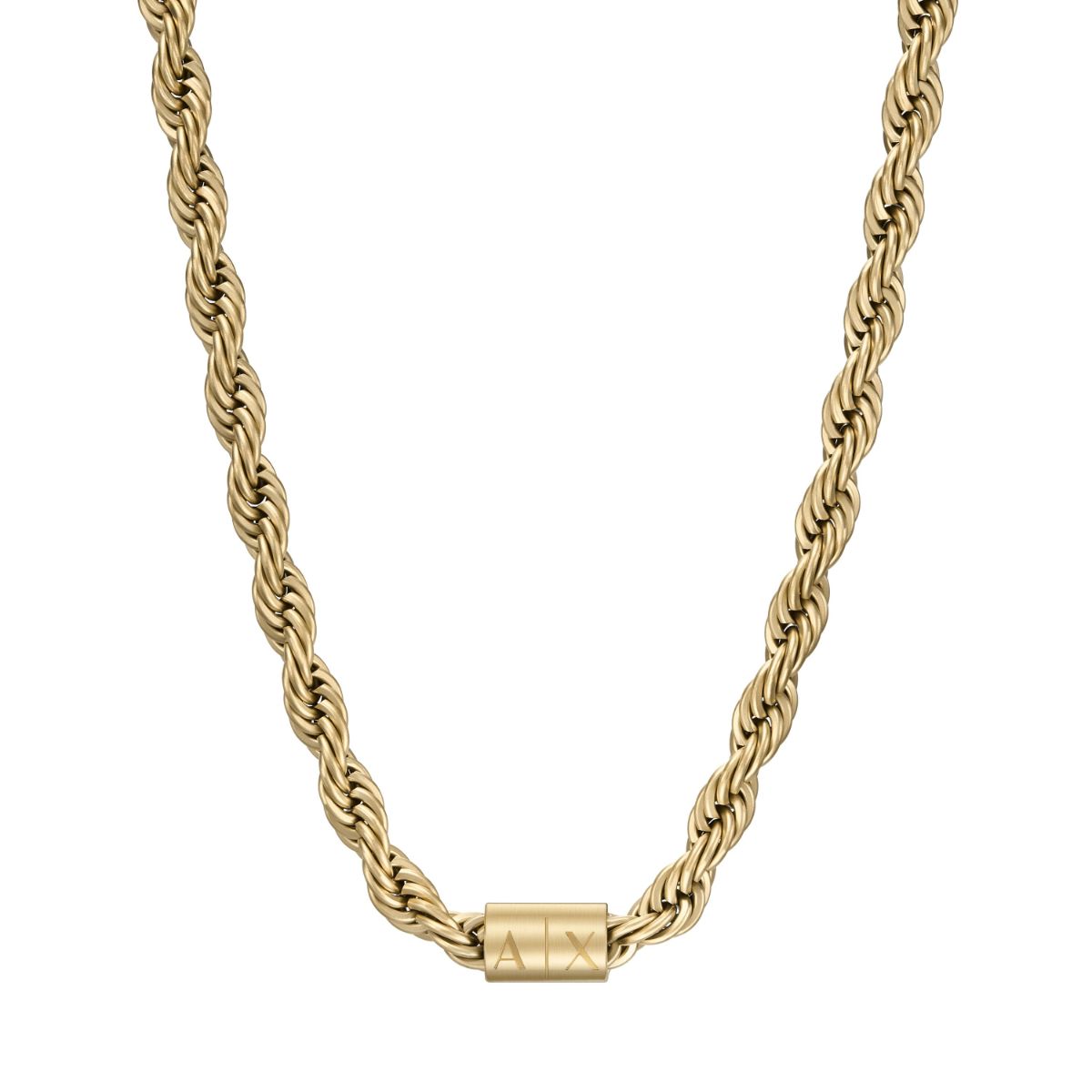 Armani Exchange Icon gold-colored cordell necklace AXG0126710