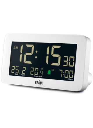 Braun BC10W alarm clock