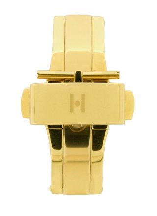 Hirsch gold deployant clasp with buttons BC 1024 1