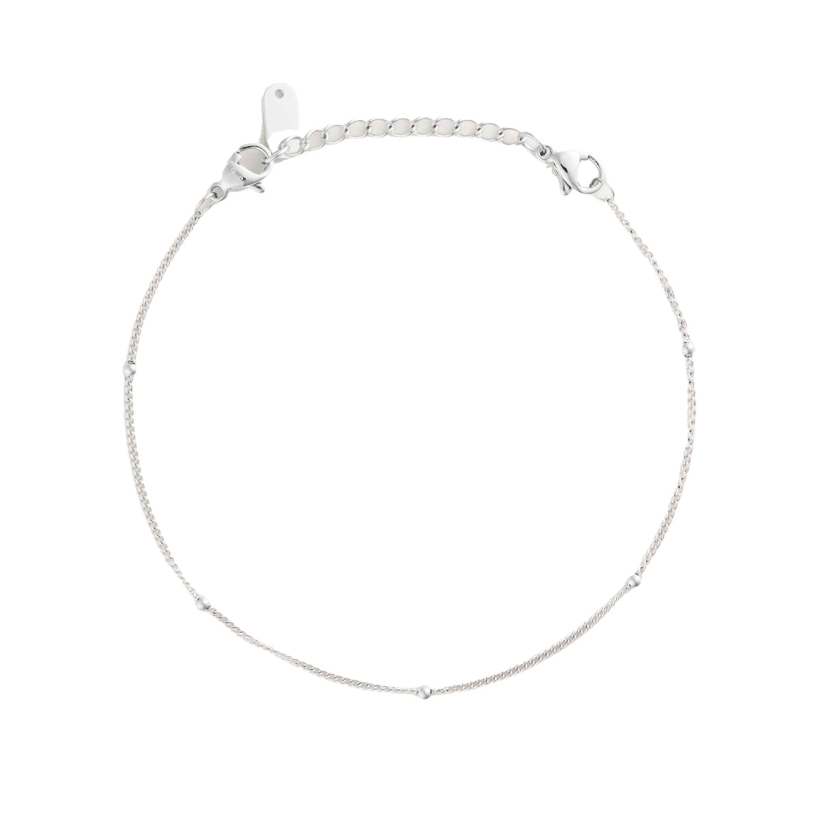 Mockberg Beaded Chain steel bracelet