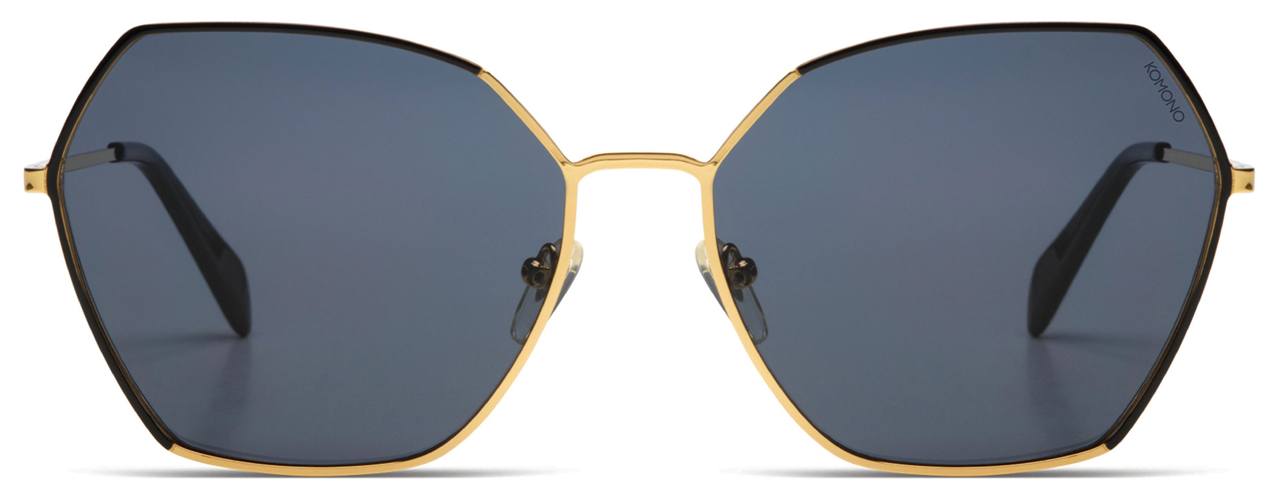 KOMONO Belle Gold black sunglasses