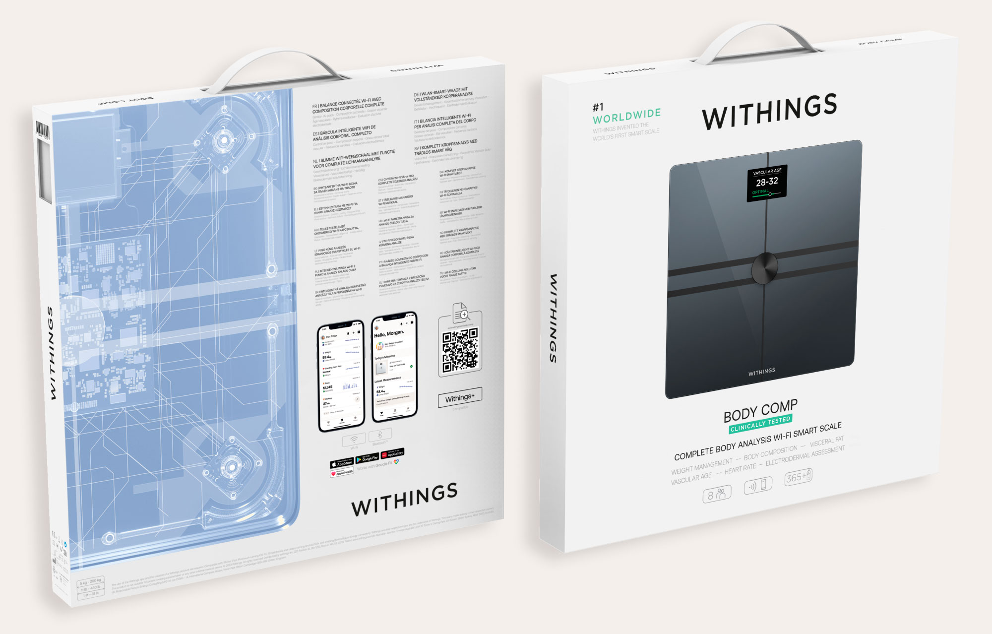 Withings Body Comp Black body composition smart scale WiFi