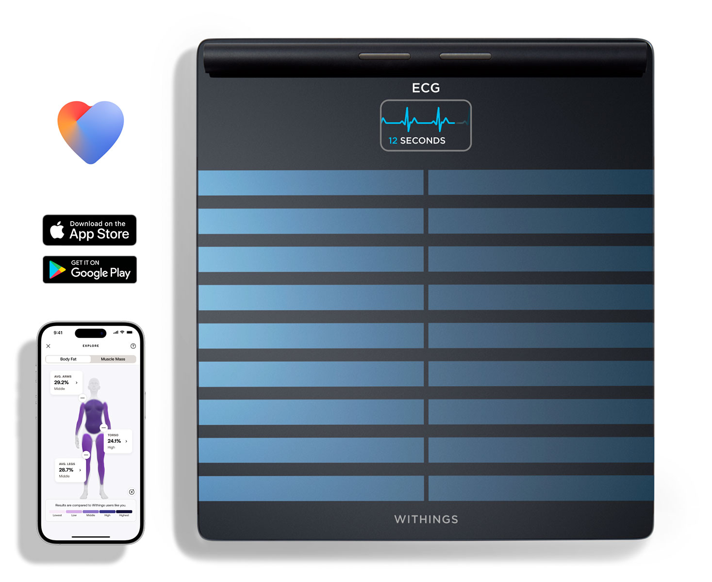 WITHINGS BODY SCAN 体脂肪計 Withings Body Scan – Black - watchesonline.com