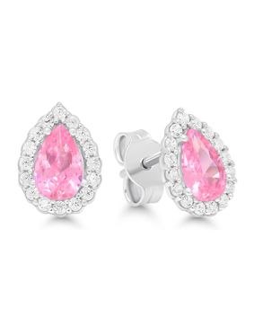 Beat of Love silver earrings BOL-E1182Zpink