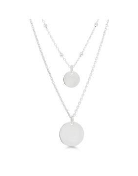 Beat of Love silver necklace BOL-N5098/38-43cm
