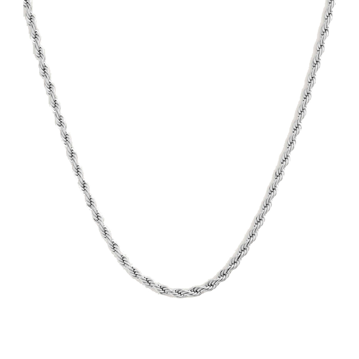 Mockberg Bold Rope Chain steel necklace