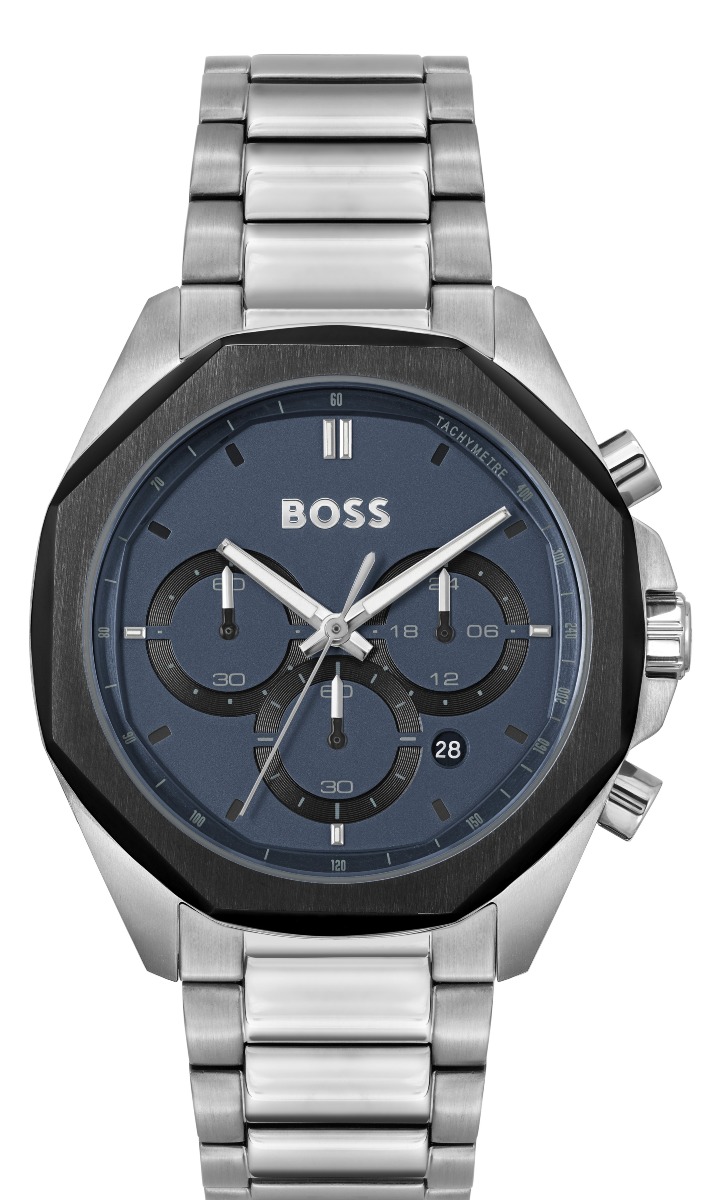 silver 1514015 blue BOSS Chronograph Cloud