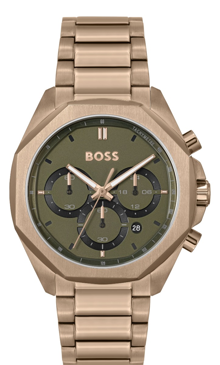 BOSS Cloud Chronograph olive beige 1514019