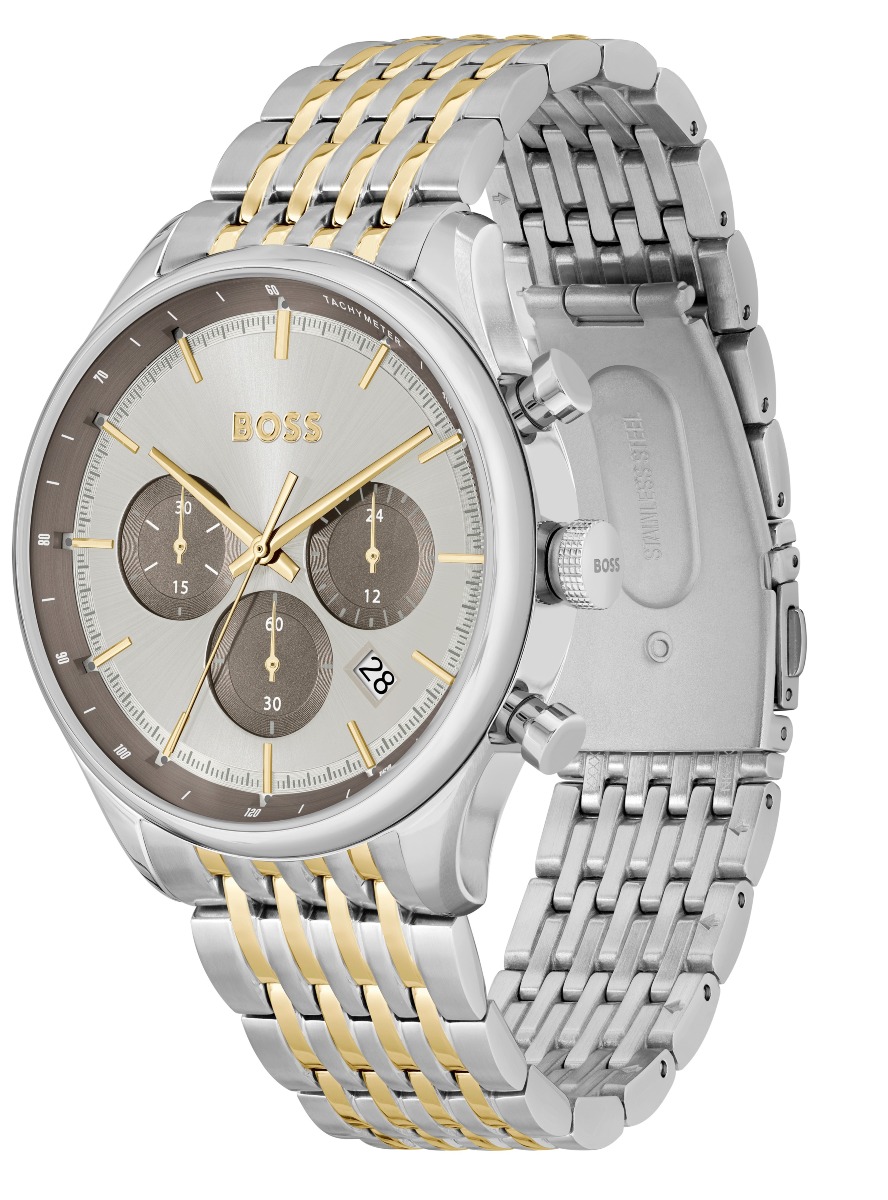 1514053 Chronograph two-tone BOSS silver Gregor