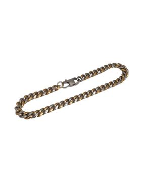 Bosie steel curb bracelet 6mm, lobster clasp CSBB-6BI-H