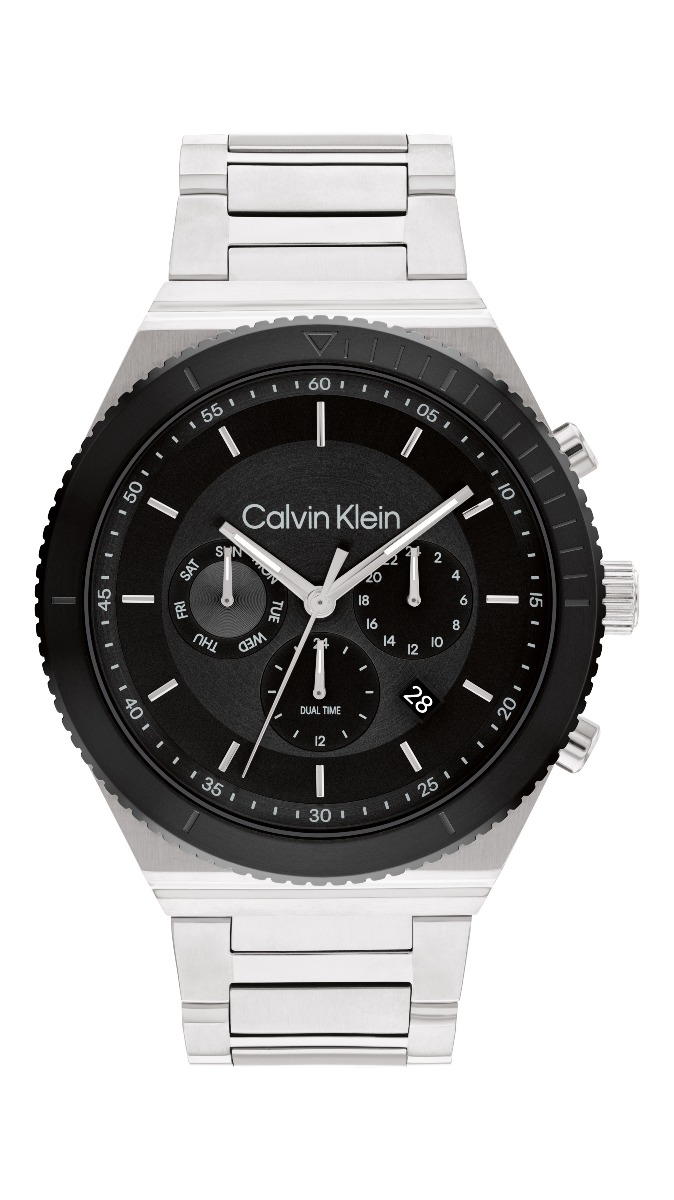 Black Analog Watch Ck Calvinklein