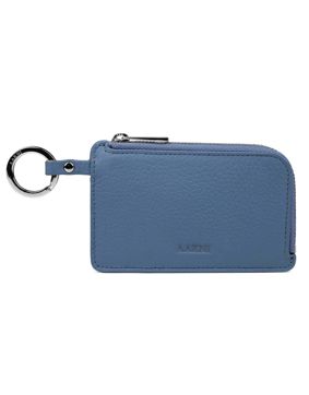Aarni Zipped Card Holder mist blue/silver