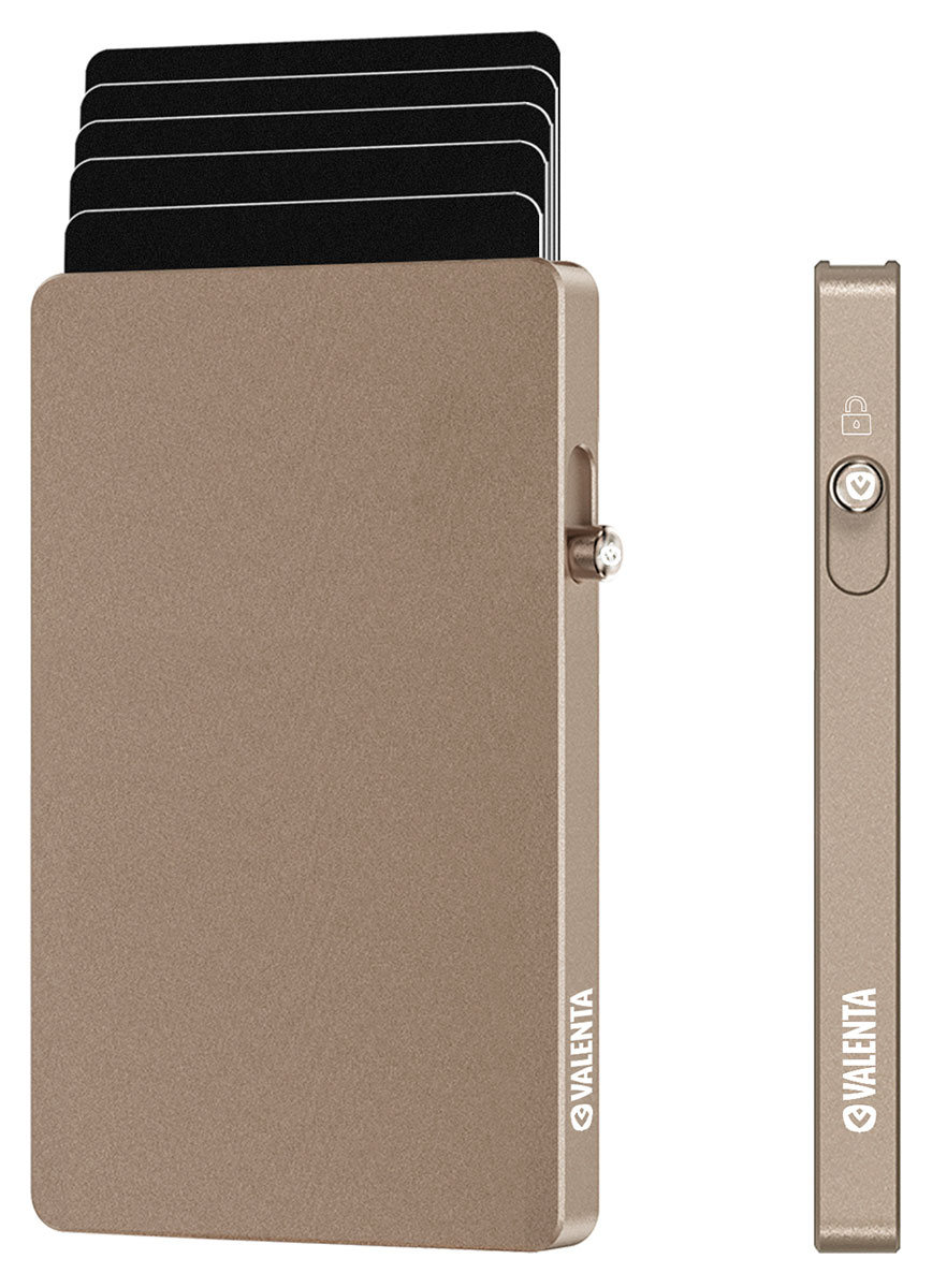 Valenta Cardprotector Aluminium Magsafe Natural Titanium  