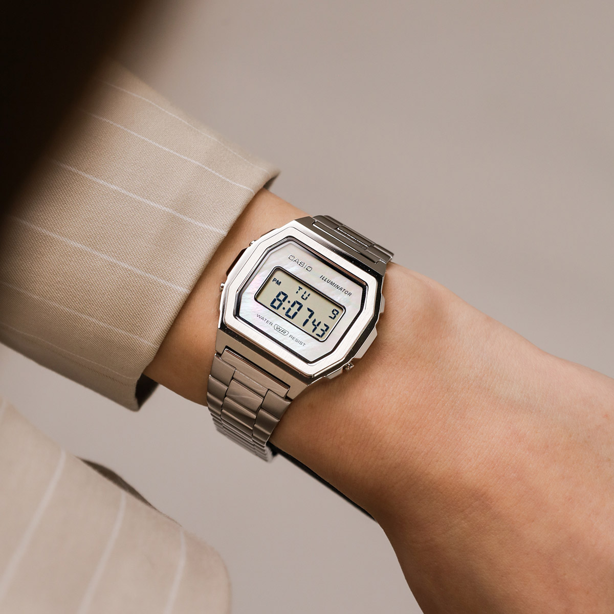 Casio Vintage A1000D 7EF Stainless Steel watchesonline
