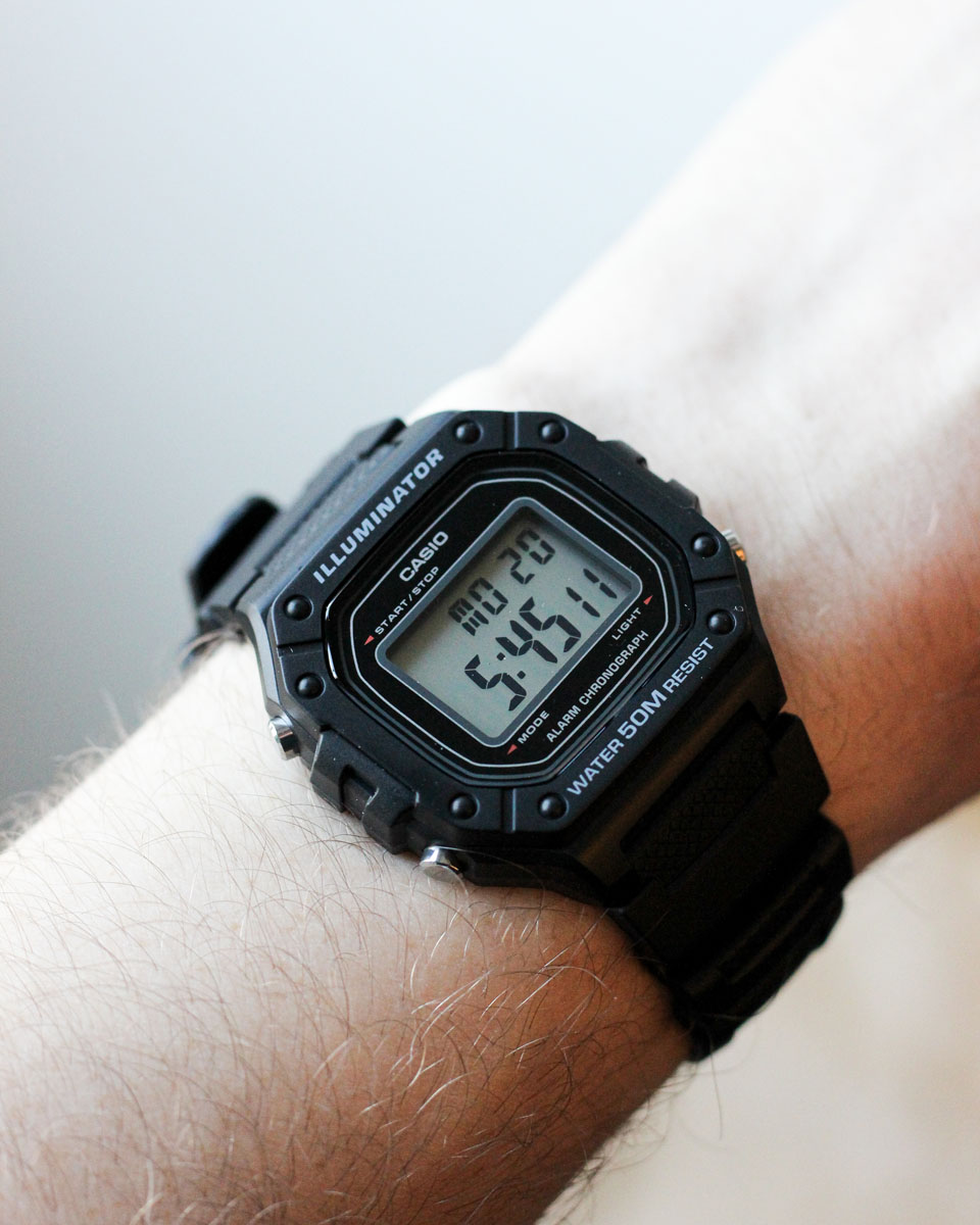 Casio Digital W 218H 1AVEF watchesonline