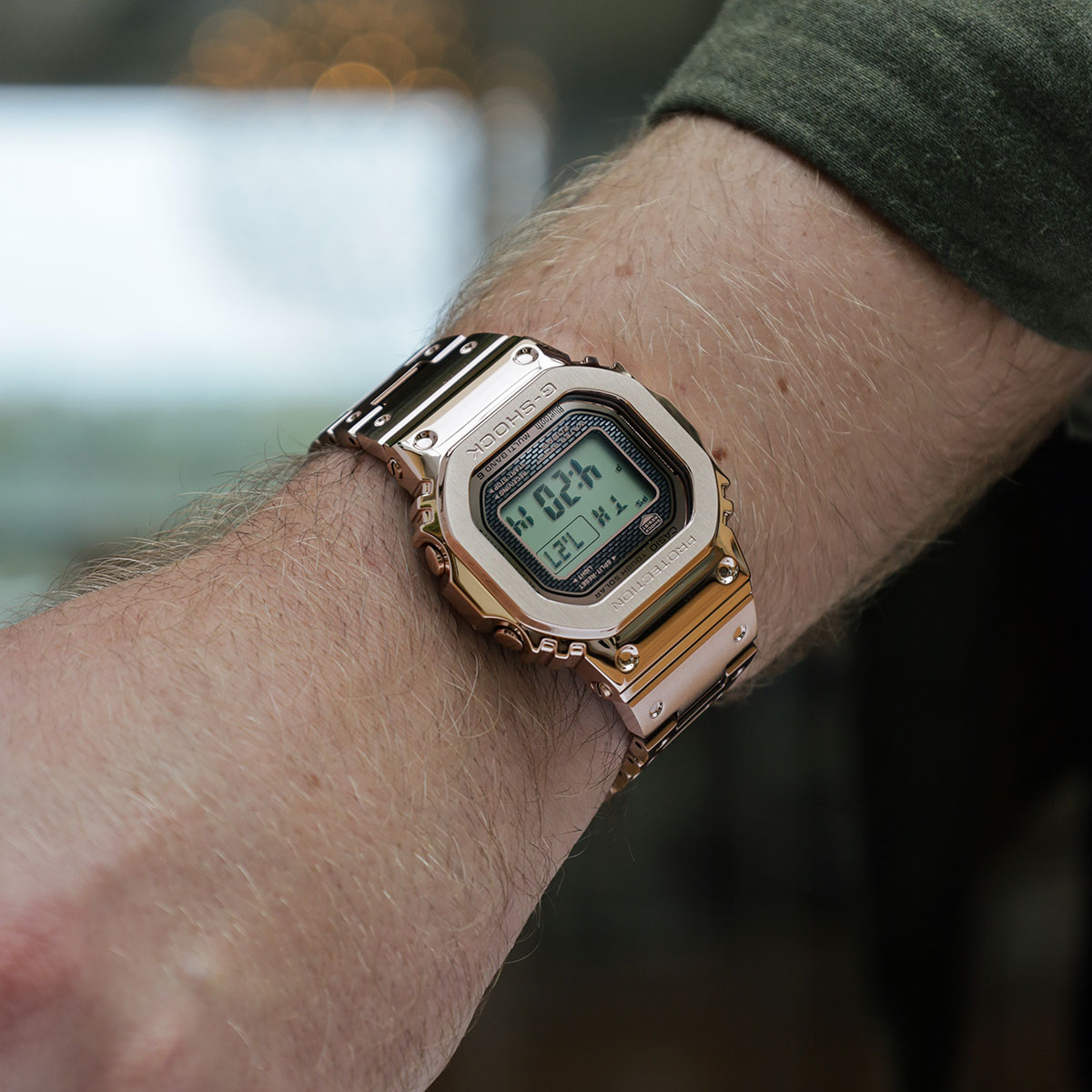 Casio G Shock GMW B5000GD 4ER Full Metal Rose Gold IP