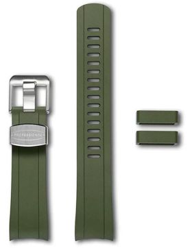 Crafter Blue CB010 Green Rubber Strap for Seiko SKX and Seiko 5