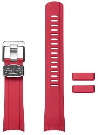 Crafter Blue CB010 Red Rubber Strap for Seiko SKX and Seiko 5