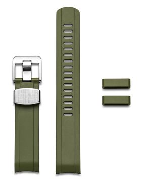 Crafter Blue CB13 Green Rubber Strap for Seiko Mini Turtle