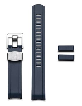 Crafter Blue CB13 Navy Blue Rubber Strap for Seiko Mini Turtle