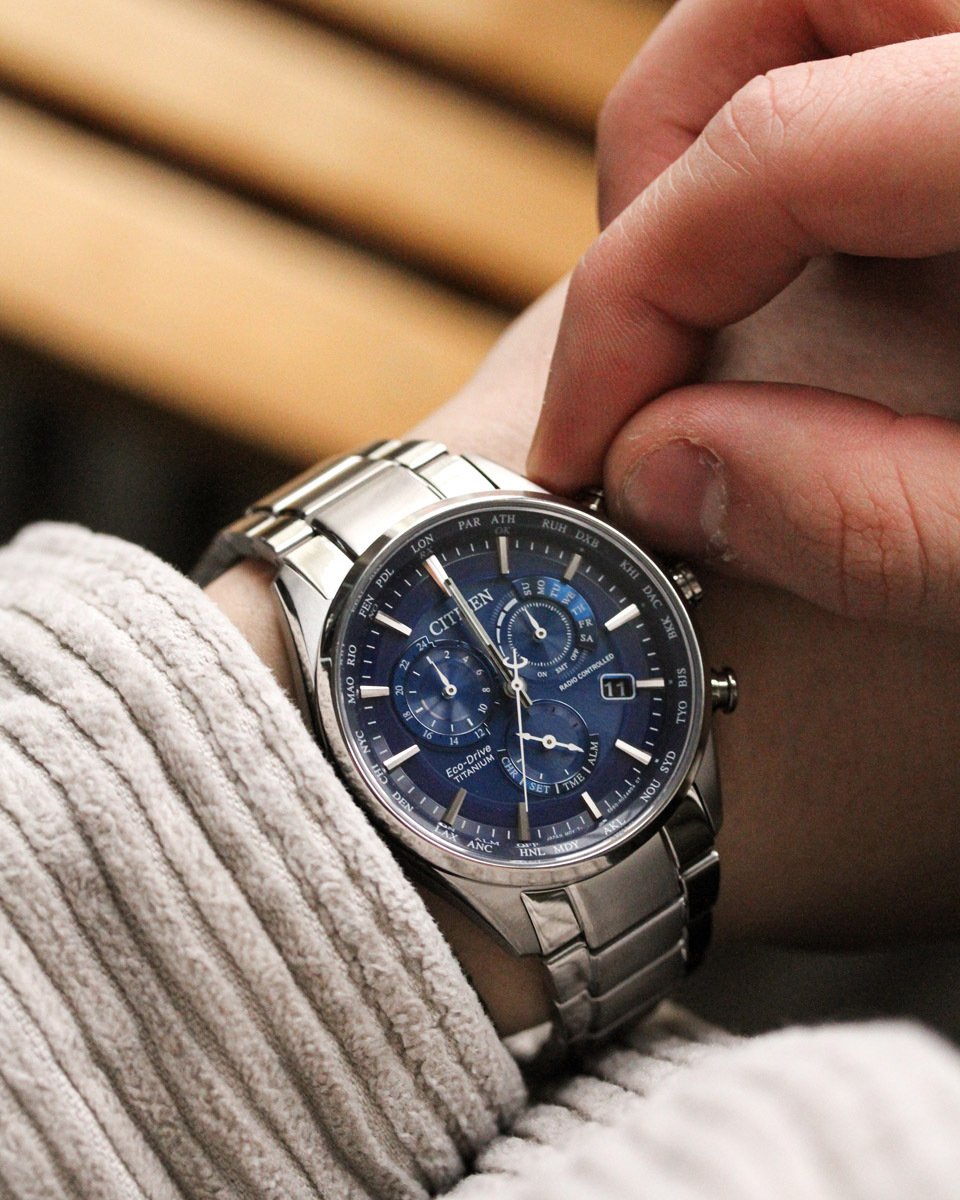 Citizen Eco Drive Radio Controlled Titanium CB5020 87L watchesonline