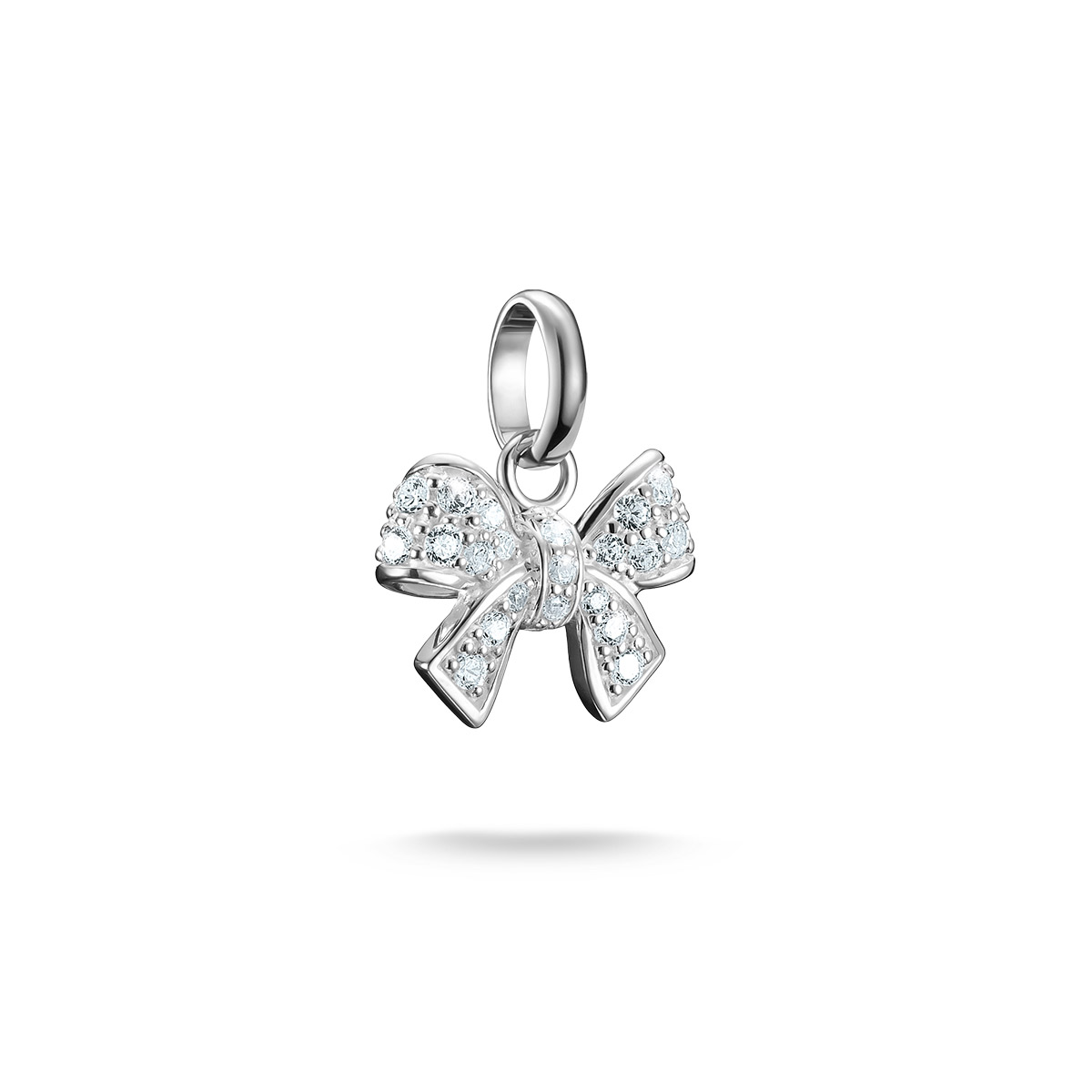 Thomas Sabo Charm Club Connect bow with stones charm CC1235-051-14