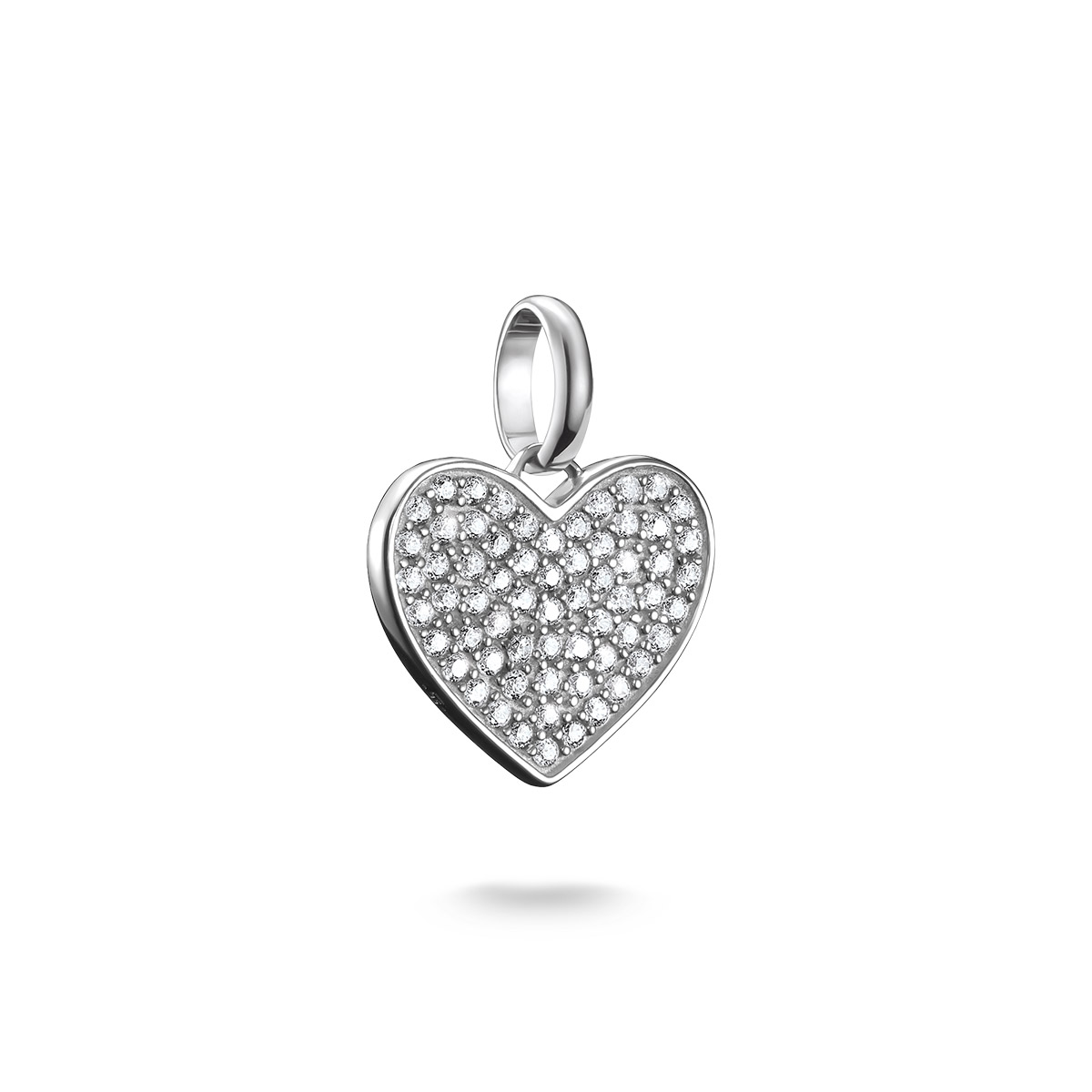 Thomas Sabo Charm Club Connect pavé heart charm CC1277-051-14