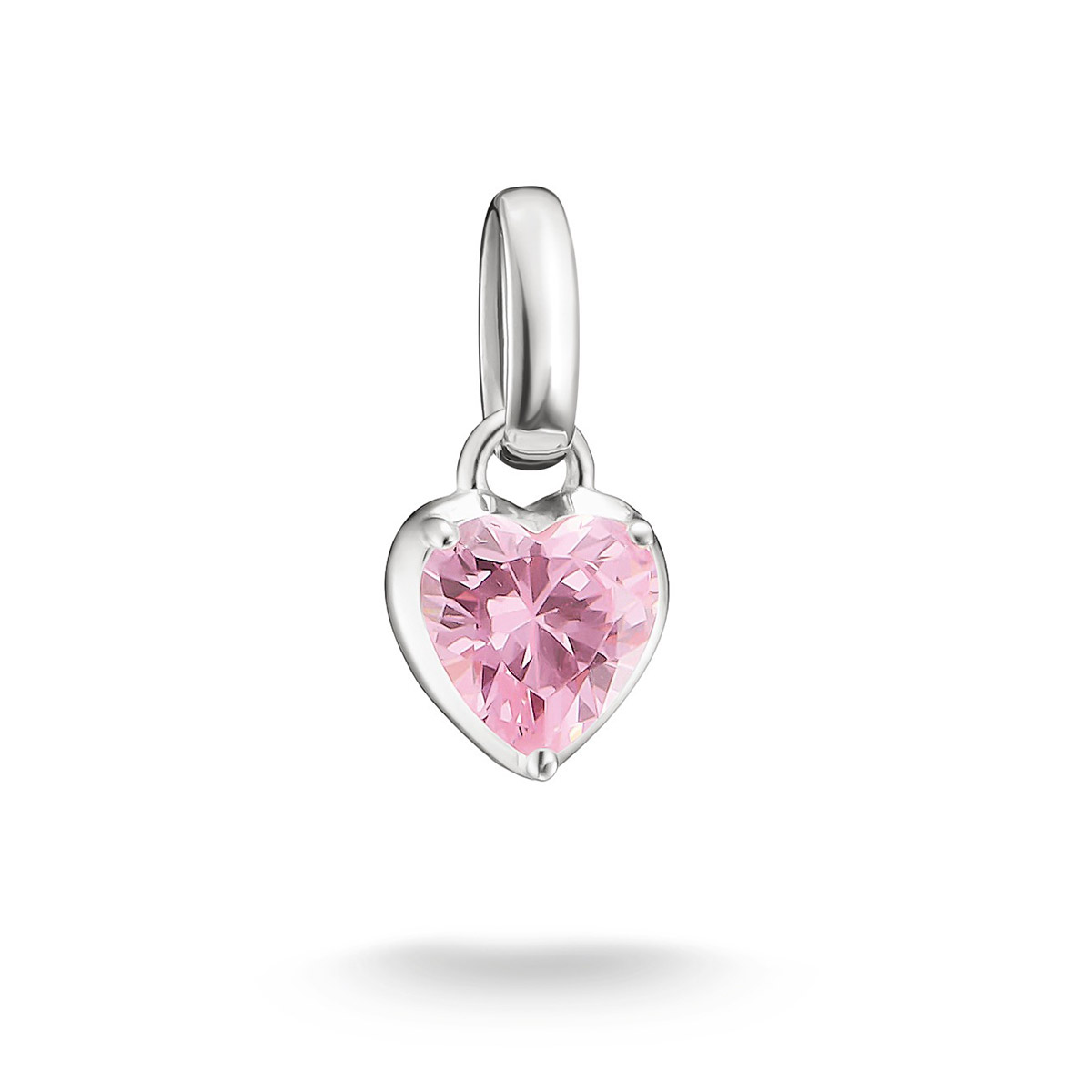 Thomas Sabo Charm Club light pink heart birthstone charm CC1329-051-9