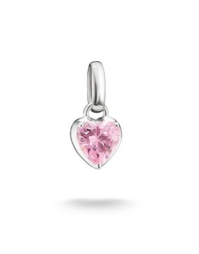 Thomas Sabo Charm Club light pink heart birthstone charm CC1329-051-9