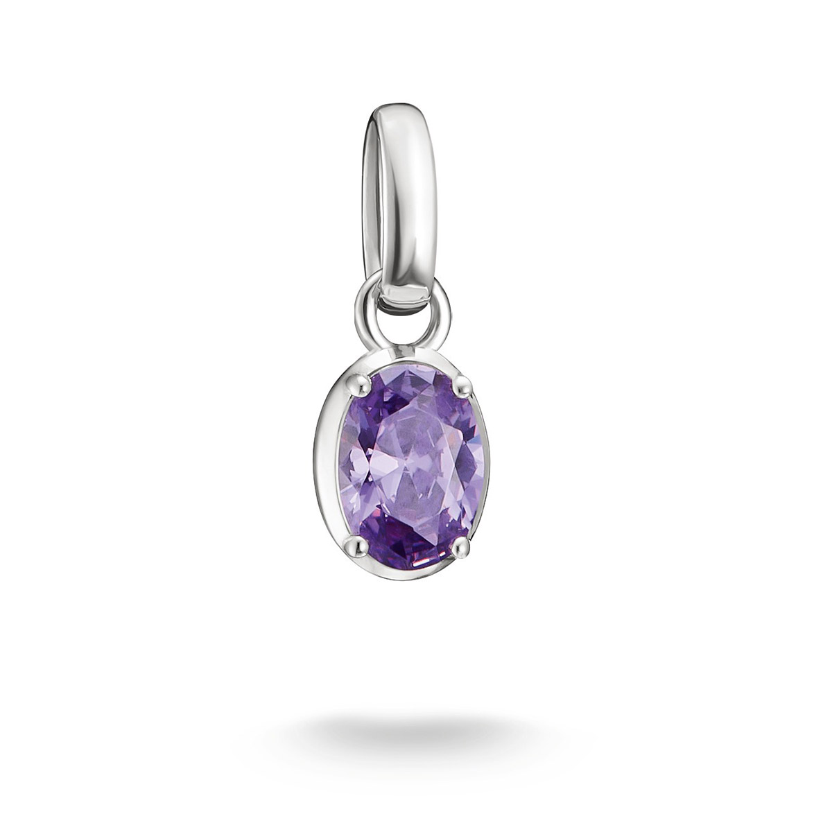 Thomas Sabo Charm Club lilac birthstone charm CC1330-051-13