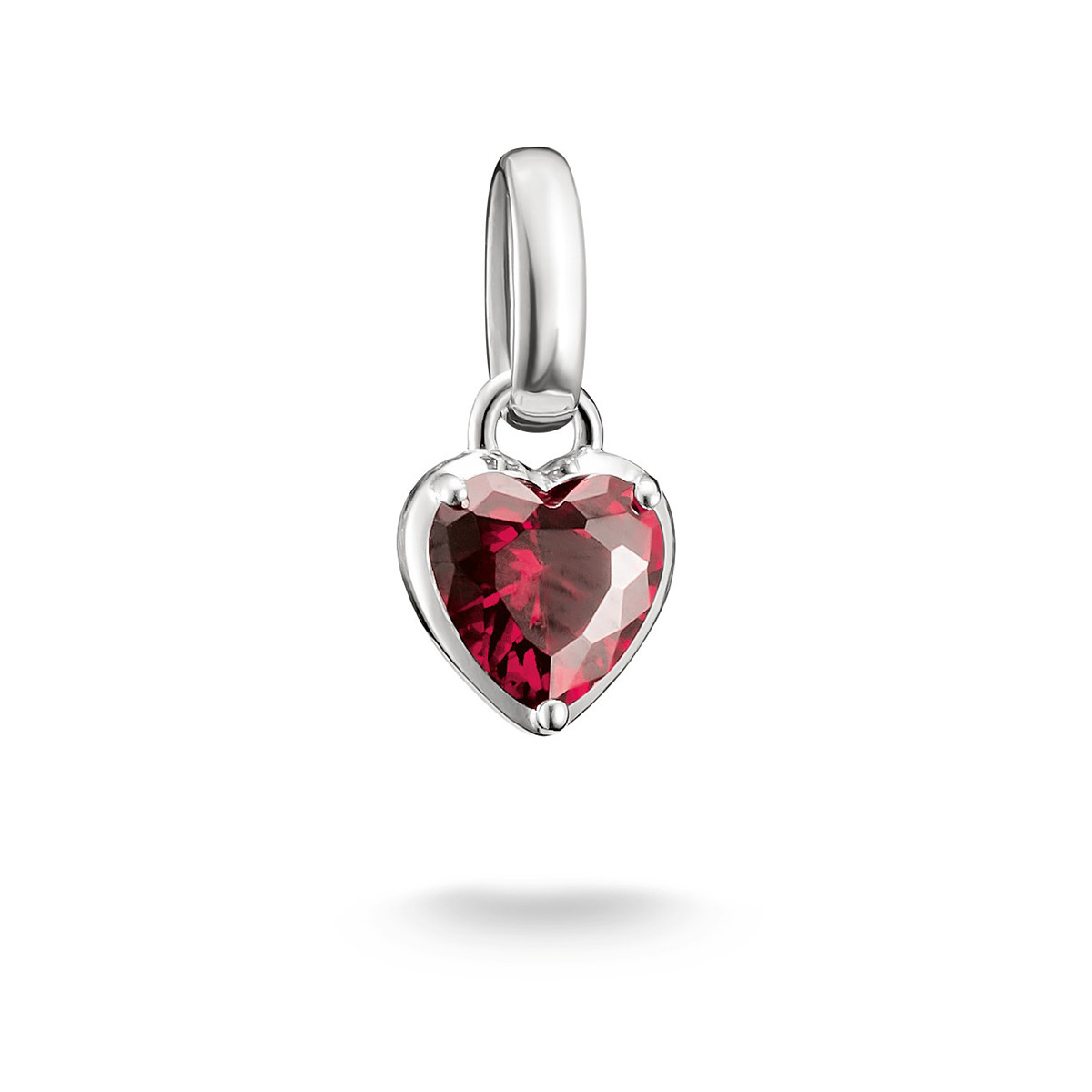 Thomas Sabo Charm Club red heart birthstone charm CC1335-051-10