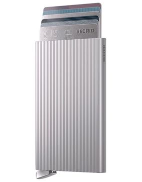 Secrid Premium Cardprotector Fluted Silver+