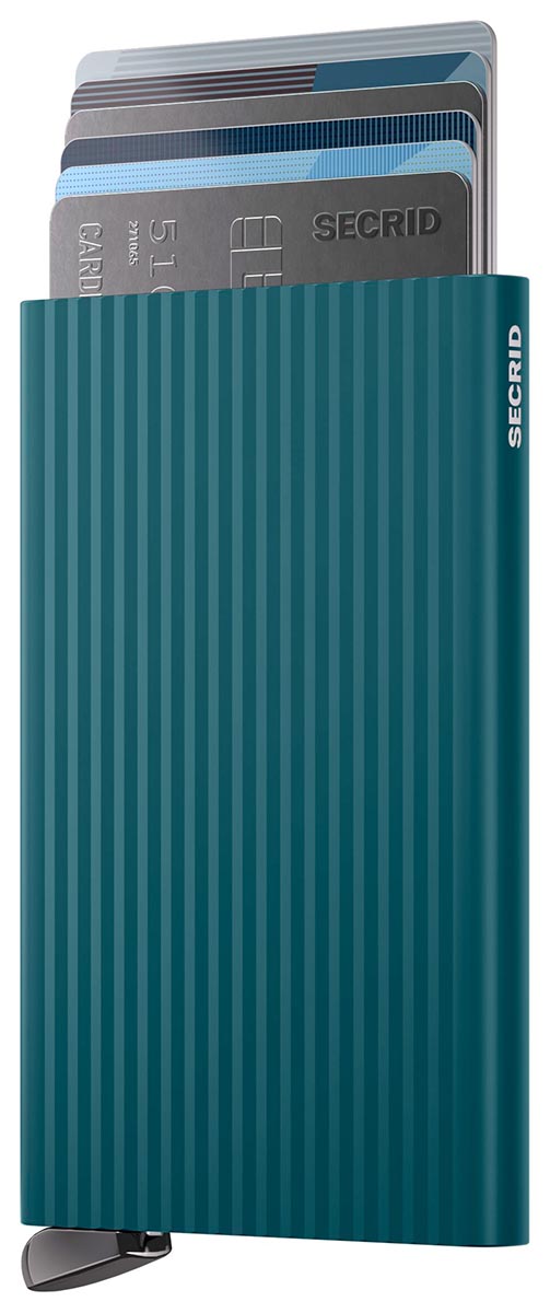 Secrid Premium Cardprotector Fluted Teal+