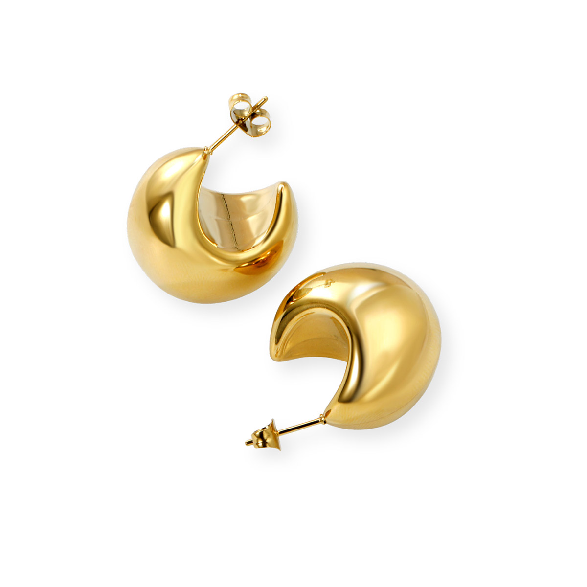 Madoww Chunky Drop gold-plated earrings