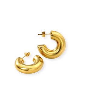Madoww Chunky gold-plated earrings