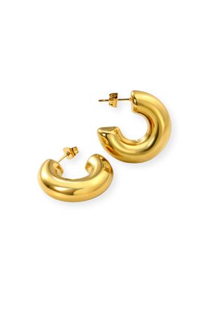 Madoww Chunky gold-plated earrings