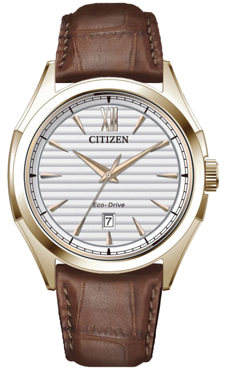 Citizen eco drive watch leather strap outlet
