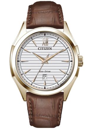 Citizen Classic Elegant Eco-Drive 3 Hands Gents gold  AW1753-10A