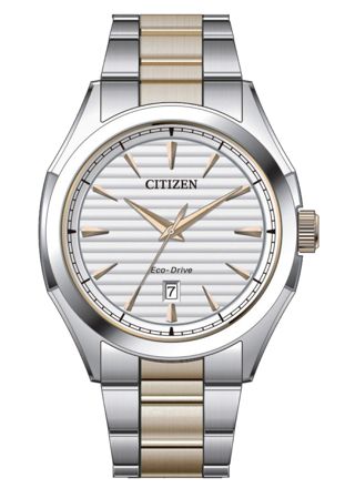 Gents Classic Citizen AW1750-85E silver Hands 3 Eco-Drive black Elegant