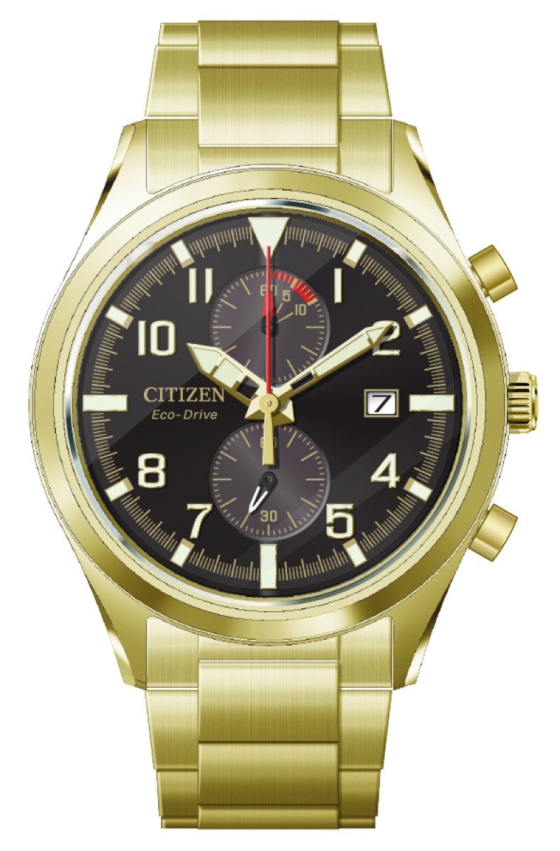 Citizen Mariner Chronograph Y-Gold PVD Eco-Drive CA7022-87E