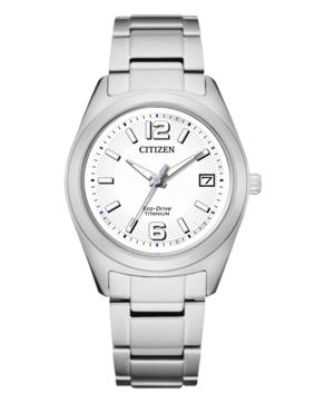 Citizen Super Titanium Entry Ladies Eco-Drive white FE6151-82A