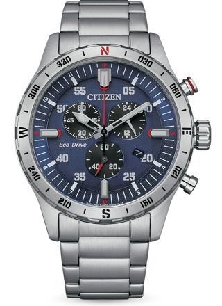 Citizen Sporting Chronograph Eco-Drive blue AT2520-89L