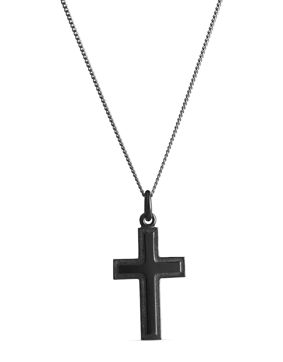 Top Gold silver cross black 4256673500