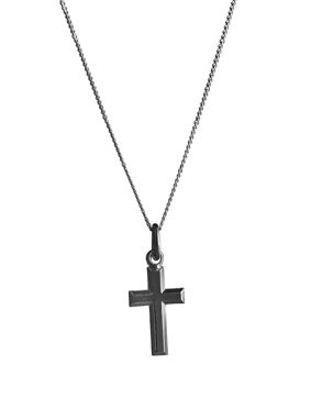 Top Gold silver cross black 4256723500