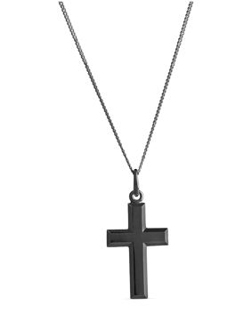 Top Gold silver cross black 4256733500
