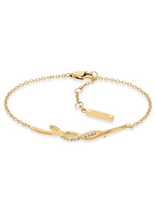 Calvin Klein crystallized wave bracelet 35000579
